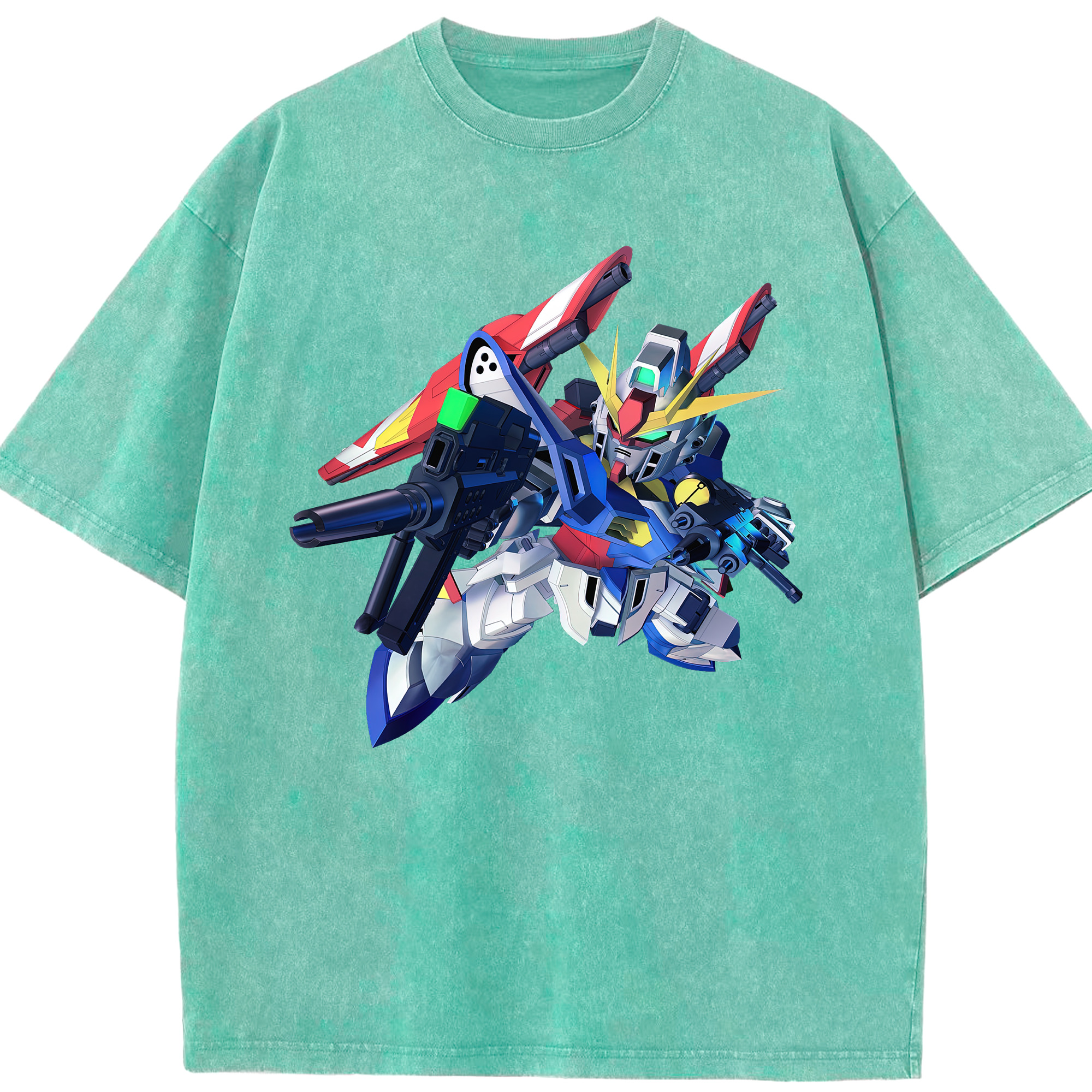 （画像用） 機動戦士ガンダム Mobile Suit Gundam 綿100% ヴィンテージ風 半袖Tシャツ（フロントプリント）